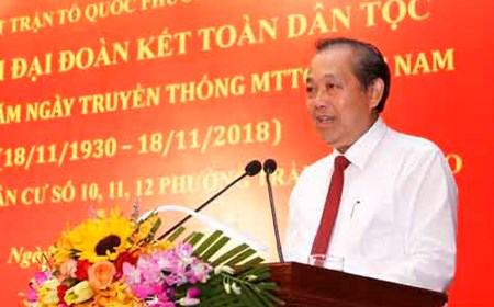 Củng cố khối đại đoàn kết từ mỗi cộng đồng dân cư